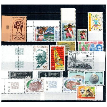 Polinezia Franceza 1988-1993 - Lot timbre neuzate