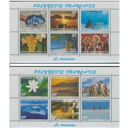 Polinezia Franceza 1997 - Turism, blocuri neuzate Polinezia Franceza 1997 - Turism, blocuri neuzate