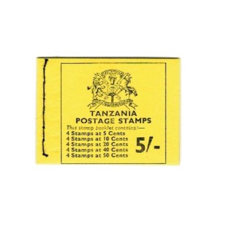 Tanzania 1973 - Fluturi, carnet filatelic neuzat Tanzania 1973 - Fluturi, carnet filatelic neuzat