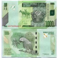 Congo 2020 - 1000 francs UNC