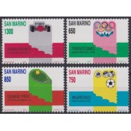 San Marino 1989 - Sport, serie neuzata