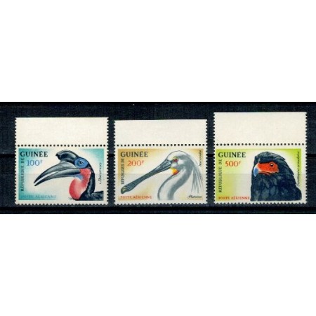 Guinea 1962 - Pasari, Posta Aeriana, Mi161-163 neuzate Guinea 1962 - Pasari, Posta Aeriana, Mi161-163 neuzate