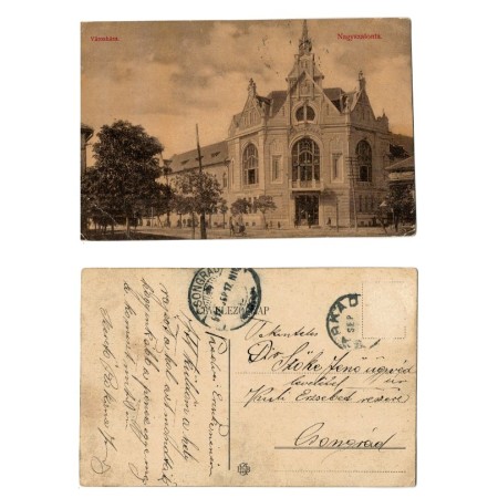 Salonta (Bihor) 1911 - Primaria, ilustrata circulata