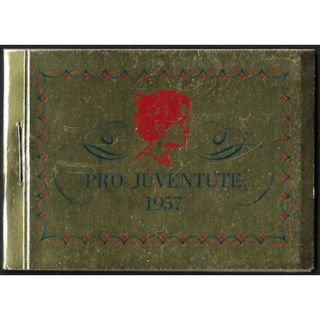 Elvetia 1957 - Pro Juventute, carnet filatelic Elvetia 1957 - Pro Juventute, carnet filatelic