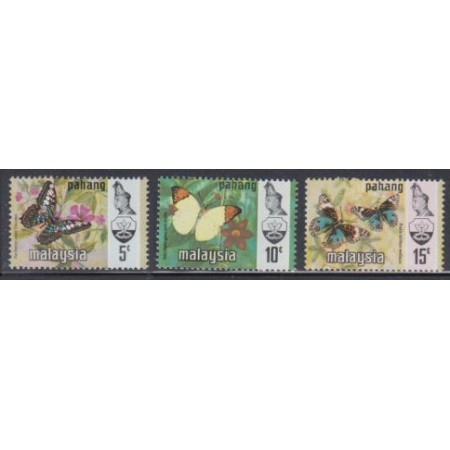 Pahang(Malaysia) 1971 - Fluturi, carnet filatelic neuzat Pahang(Malaysia) 1971 - Fluturi, carnet filatelic neuzat