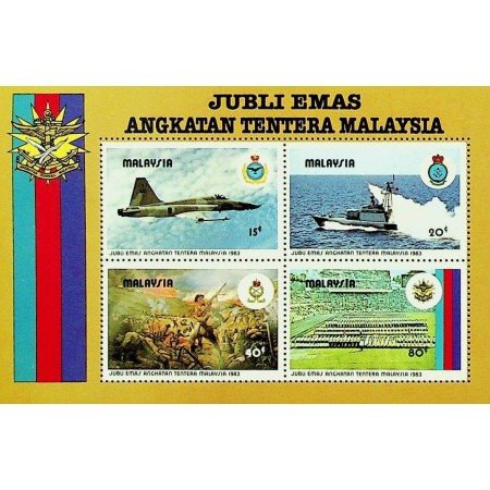 Malaysia 1983 - Armata, bloc neuzat Malaysia 1983 - Armata, bloc neuzat