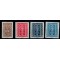 Austria 1922 - Uzuale, Mi389,392,394.395 neuzate