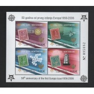 Muntenegru 2006 - Europa, bloc dantelat neuzat