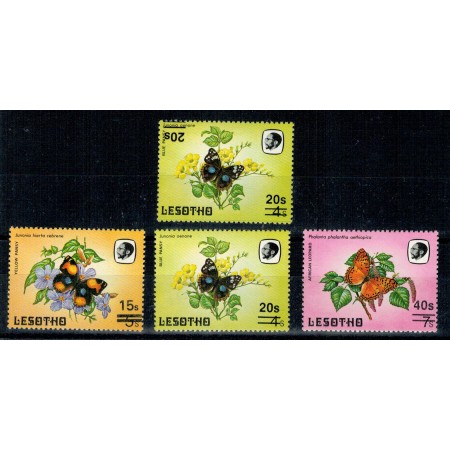 Lesotho 1987 - Fluturi, supratipar, EROARE Lesotho 1987 - Fluturi, supratipar, EROARE