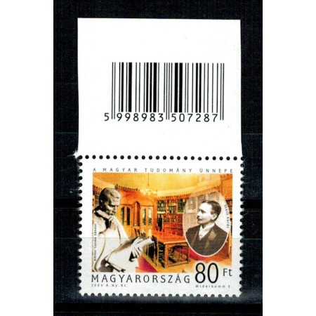 Ungaria 2004 - Oameni de stiinta, cu cod de bare, neuzat Ungaria 2004 - Oameni de stiinta, cu cod de bare, neuzat