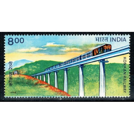 India 1993 - Locomotive, cai ferate, neuzat