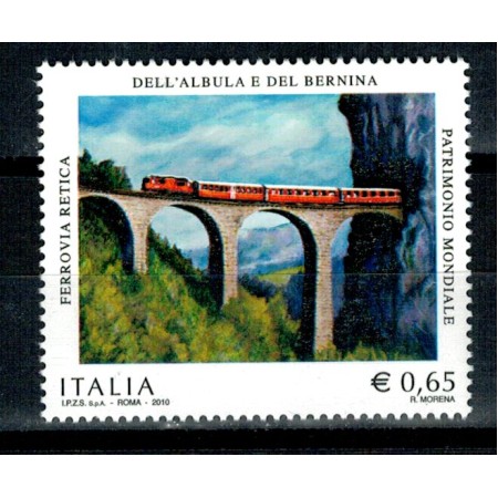 Italia 2010 - Tren pe pod, neuzat Italia 2010 - Tren pe pod, neuzat