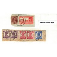 India Britanica - Uzuale George VI circulate in Nepal