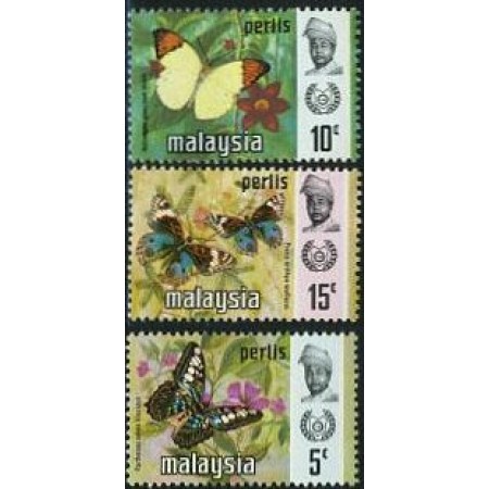 Perlis(Malaysia) 1971 - Fluturi, carnet filatelic neuzat Perlis(Malaysia) 1971 - Fluturi, carnet filatelic neuzat
