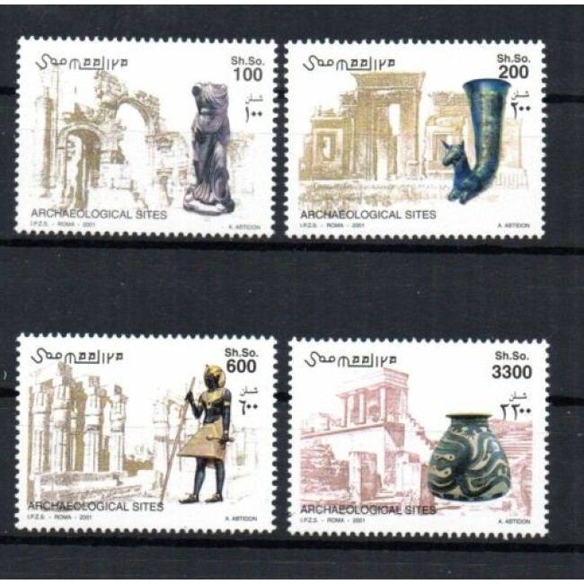Somalia 2001 - Arheologie, artefacte, serie neuzata