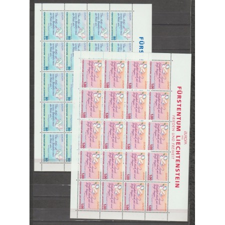 Liechtenstein 1995 - Europa, serie KLB neuzate Liechtenstein 1995 - Europa, serie KLB neuzate