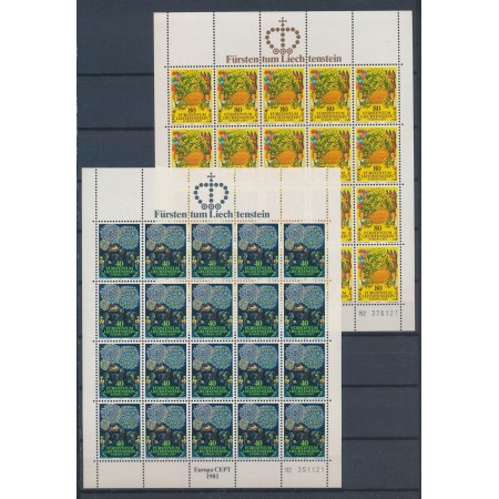 Liechtenstein 1981 - Europa, folclor, serie KLB neuzate Liechtenstein 1981 - Europa, folclor, serie KLB neuzate