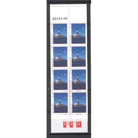 Norvegia 1997 - Faruri, carnet filatelic neuzat