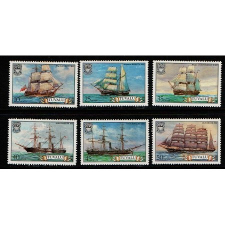 Tuvalu 1981 - Vapoare, serie neuzata Tuvalu 1981 - Vapoare, serie neuzata