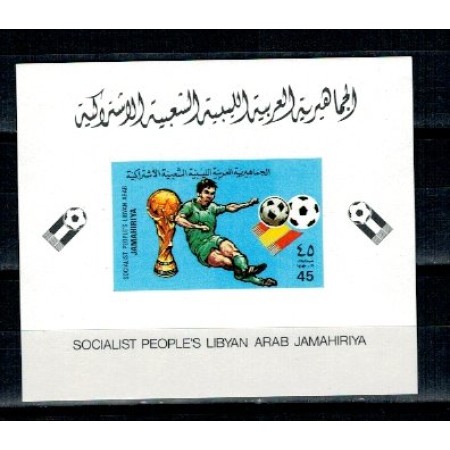 Libia 1982 - CM fotbal, colita ndt neuzata Libia 1982 - CM fotbal, colita ndt neuzata