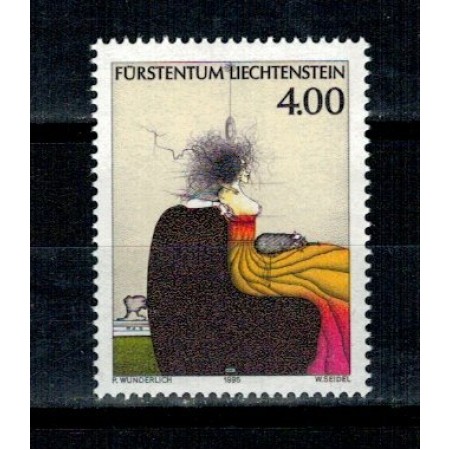Liechtenstein 1995 - Arta contemporata, pictura, neuzat Liechtenstein 1995 - Arta contemporata, pictura, neuzat