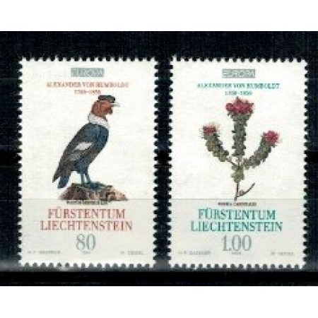 Liechtenstein 1994 - Alexander von Humboldt, serie neuzata Liechtenstein 1994 - Alexander von Humboldt, serie neuzata