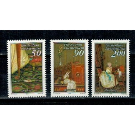 Liechtenstein 1988 - Scrisori, arta, serie neuzata Liechtenstein 1988 - Scrisori, arta, serie neuzata