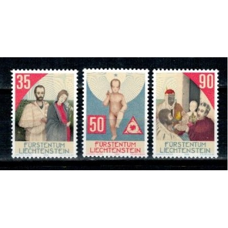Liechtenstein 1988 - Craciun, serie neuzata Liechtenstein 1988 - Craciun, serie neuzata