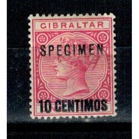 Gibraltar 1889 - Mi 16 nestampilata SPECIMEN Gibraltar 1889 - Mi 16 nestampilata SPECIMEN