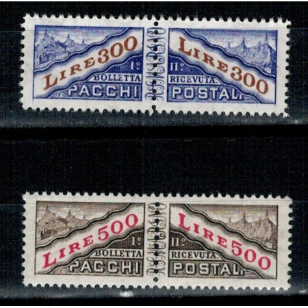 San Marino 1960/61 - Colete postale, Mi40-41 neuzate San Marino 1960/61 - Colete postale, Mi40-41 neuzate