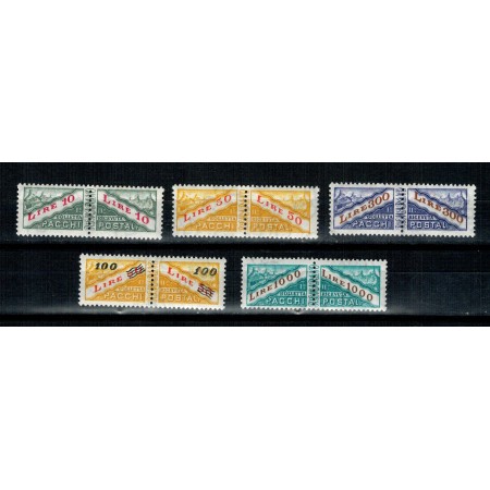 San Marino 1965/67 - Colete postale, Mi42-46 neuzate San Marino 1965/67 - Colete postale, Mi42-46 neuzate