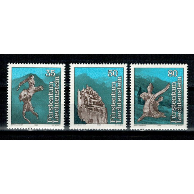 Liechtenstein 1984 - Legende, serie neuzata Liechtenstein 1984 - Legende, serie neuzata