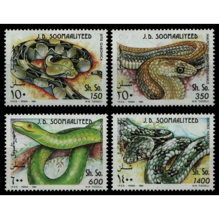 Somalia 1994 - Serpi, fauna, serie neuzata