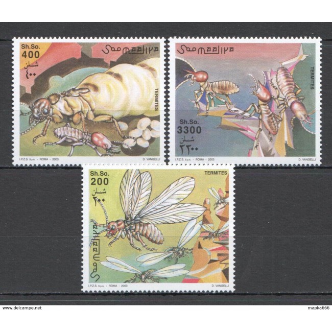 Somalia 2003 - Insecte, serie neuzata