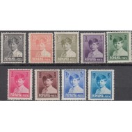 1928 - Mihai I regenta, uzuale, serie nestampilata cu sarniere