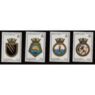 Gibraltar 1986 - Steme, marina, serie neuzata