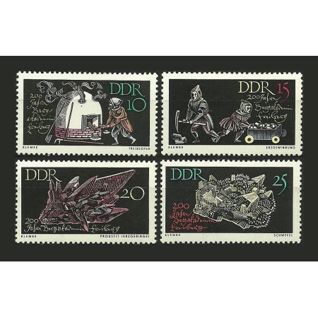 DDR 1965 - Mineri, minerit, serie neuzata DDR 1965 - Mineri, minerit, serie neuzata