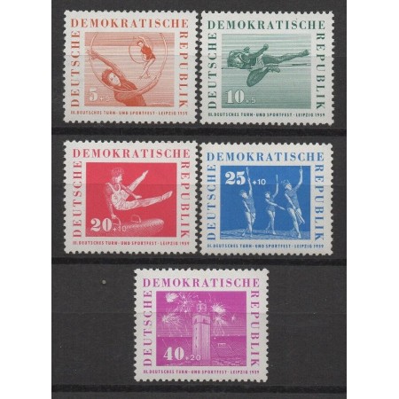 DDR 1959 - Sport, serie neuzata DDR 1959 - Sport, serie neuzata