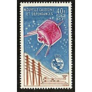 New Caledonia 1965 - UIT, satelit, neuzat