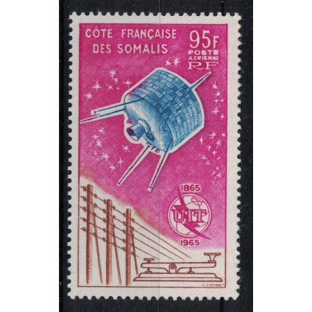 French Somali Coast 1965 - ITU, satelit, neuzat French Somali Coast 1965 - ITU, satelit, neuzat