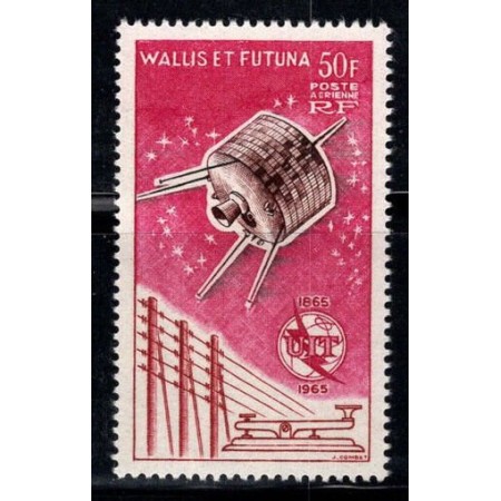 Wallis & Futuna 1965 - ITU, satelit, neuzat Wallis & Futuna 1965 - ITU, satelit, neuzat