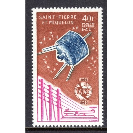 St. Pierre et Miquelon 1965 - ITU, satelit, neuzat St. Pierre et Miquelon 1965 - ITU, satelit, neuzat