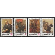 Vietnam 1984 - Lenin, picturi, arta, serie neuzata