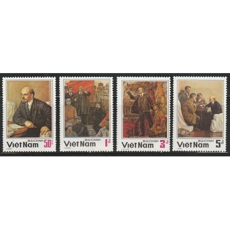 Vietnam 1984 - Lenin, picturi, arta, serie neuzata Vietnam 1984 - Lenin, picturi, arta, serie neuzata