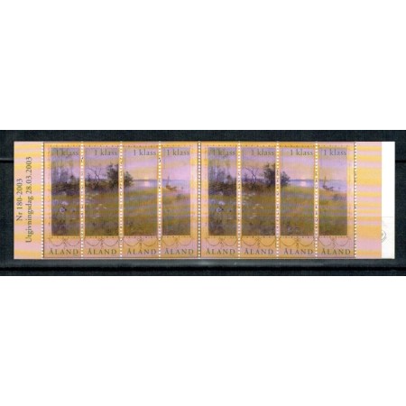 Aland(FIN) 2003 - Vederi, picturi, serie in carnet filatelic Aland(FIN) 2003 - Vederi, picturi, serie in carnet filatelic