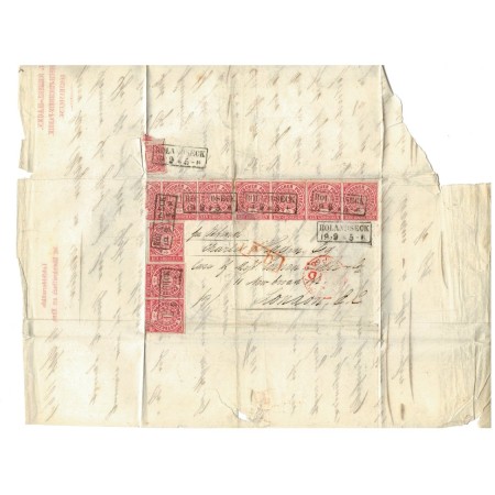 Norddeutscher Postbezirk 1869 - Plic circulat la Londra Norddeutscher Postbezirk 1869 - Plic circulat la Londra