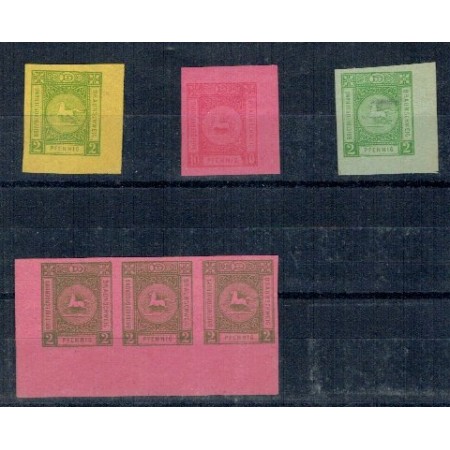 Braunschweig 1888 - Posta locala, probe, lot nestampilat Braunschweig 1888 - Posta locala, probe, lot nestampilat