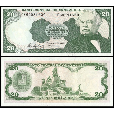 Venezuela 1998 - 20 bolivares UNC