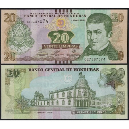 Honduras 2019 - 20 lempiras UNC