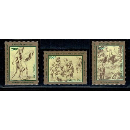 Congo 1983 - Pasti, Raphael, serie neuzata Congo 1983 - Pasti, Raphael, serie neuzata